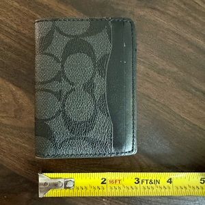 Coach men’s bifold wallet/card holder